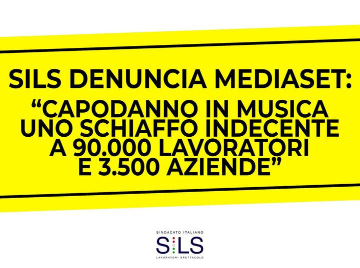 Scopri di più sull'articolo SILS CONTRO MEDIASET PER IL CAPODANNO CON IL TRENINO AL TEATRO PETRUZZELLI DI BARI