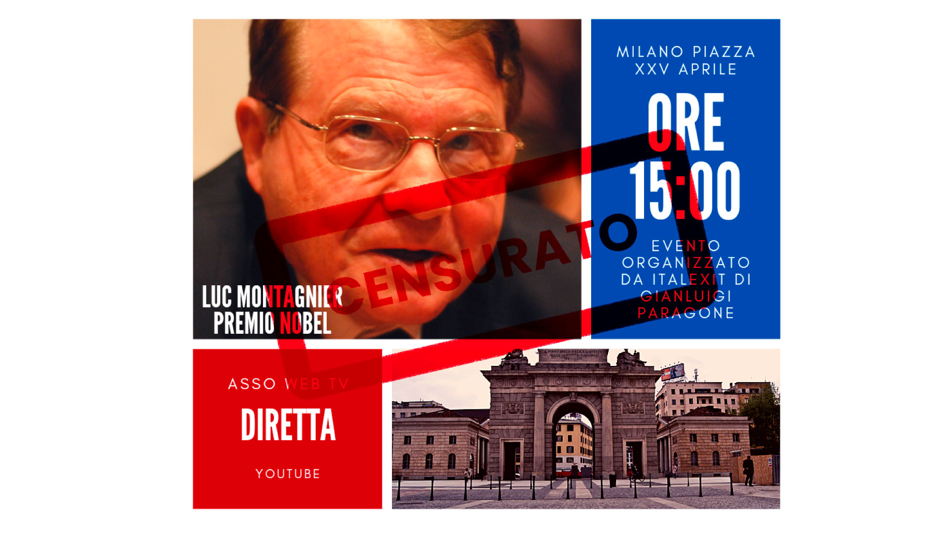 Scopri di più sull'articolo MILANO: LUC MONTAGNIER DISSE “I NON VACCINATI SALVERANNO L’UMANITA'”