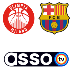Scopri di più sull'articolo OLIMPIA MILANO-BARCELLONA ASSO WEB TV