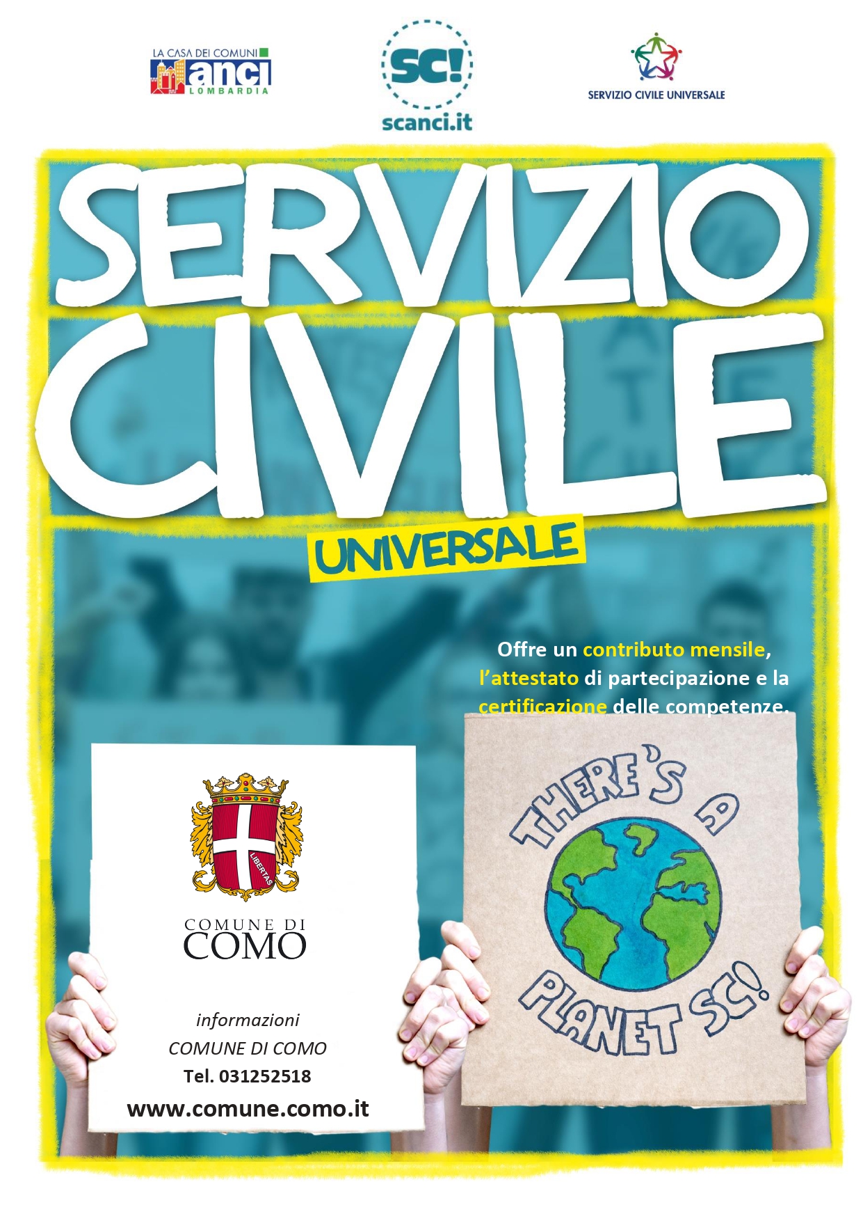 Al momento stai visualizzando COMO: Ulteriore proroga per il Servizio Civile Universale