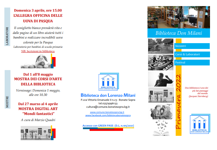 Scopri di più sull'articolo BONATE SOPRA: EVENTI ED INIZIATIVE