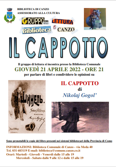 Scopri di più sull'articolo CANZO: INCONTRO IN BIBLIOTECA PER PARLARE DI LIBRI