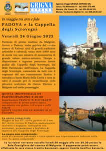 Scopri di più sull'articolo MALGRATE: VIAGGIO SPIRITUALE A PADOVA ORGANIZZATO DAL COMUNE