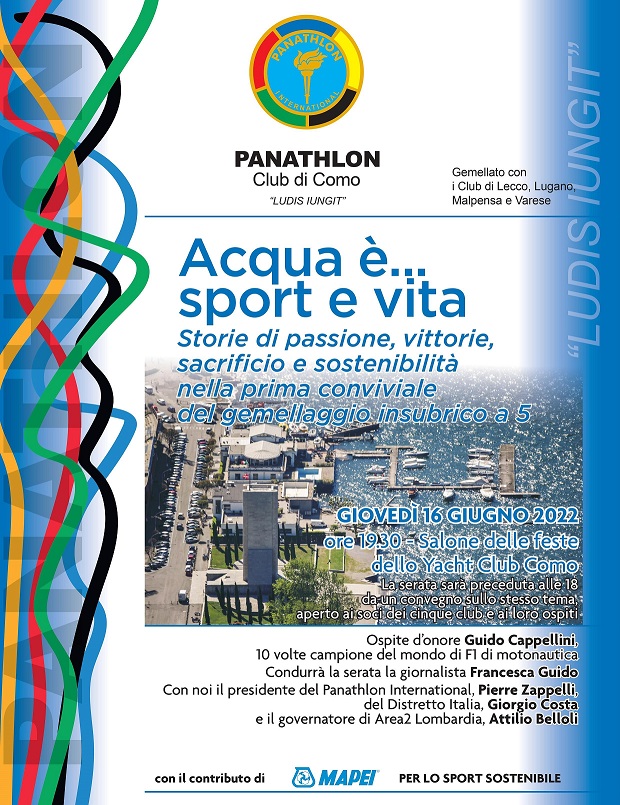 Al momento stai visualizzando Gemellaggio a cinque panathlon Como