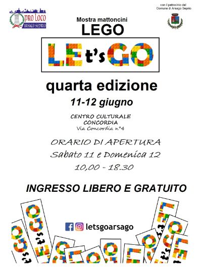 Al momento stai visualizzando ARSAGO SEPRIO: MOSTRA MATTONCINI LEGO