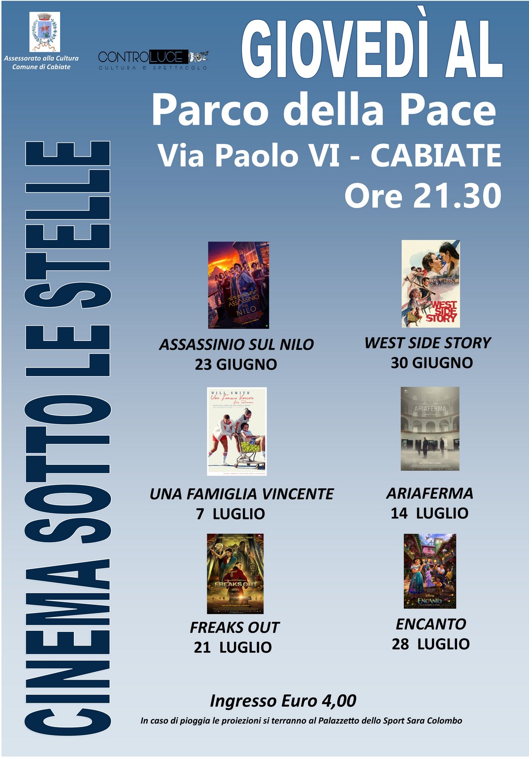 Scopri di più sull'articolo CABIATE: CINEMA SOTTO LE STELLE