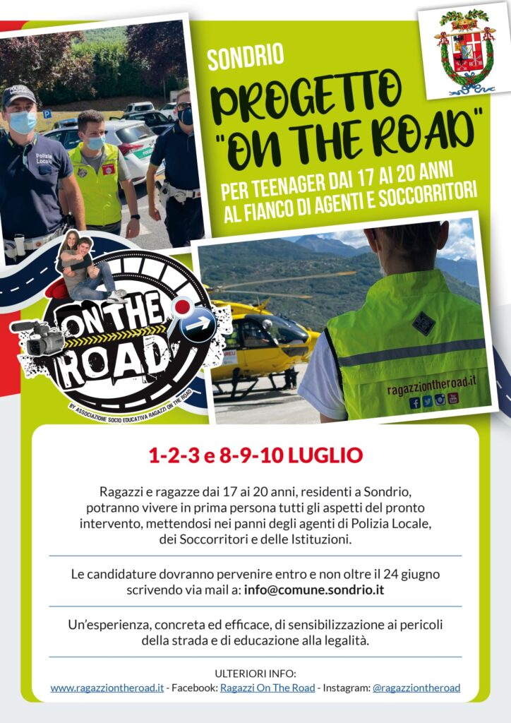 Scopri di più sull'articolo Comune di Sondrio-Torna “Ragazzi on the road”