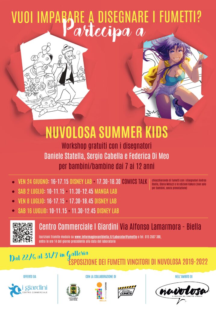 Scopri di più sull'articolo BIELLA: “NUVOLOSA FESTIVAL” IL FUMETTO DIVENTA PROTAGONISTA