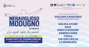 Scopri di più sull'articolo POLIGNANO A MARE (BA) la XI edizione di MERAVIGLIOSO MODUGNO SHOW