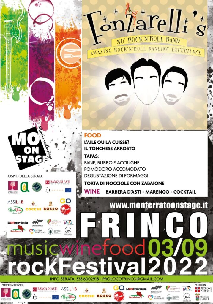Scopri di più sull'articolo MONFERRATO ON STAGE, la rassegna itinerante che unisce enogastronomia e musica