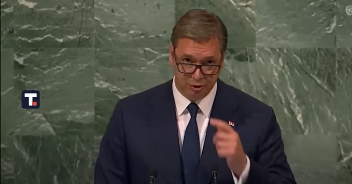Scopri di più sull'articolo Il presidente della Serbia Vucic parla ai leader mondiali delle Nazioni Unite Onu