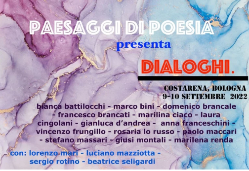 Scopri di più sull'articolo BOLOGNA: Paesaggi di Poesia presenta Dialoghi