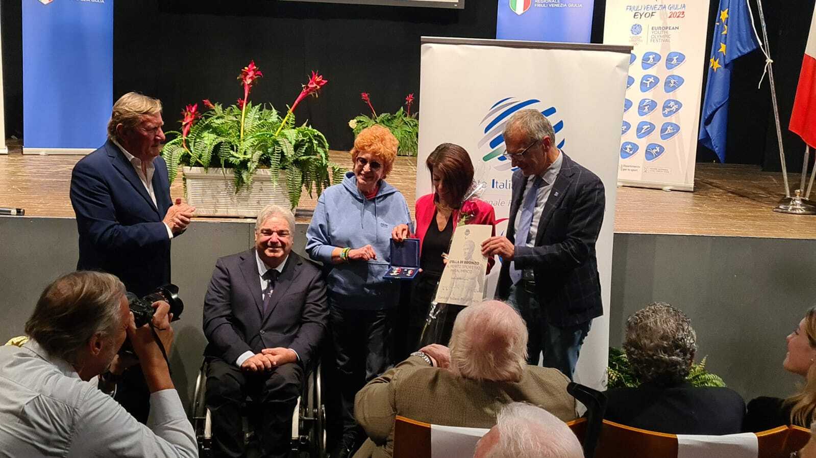 Al momento stai visualizzando PALMANOVA: Gibelli, onorificenze Coni/Cip espressione del merito sportivo