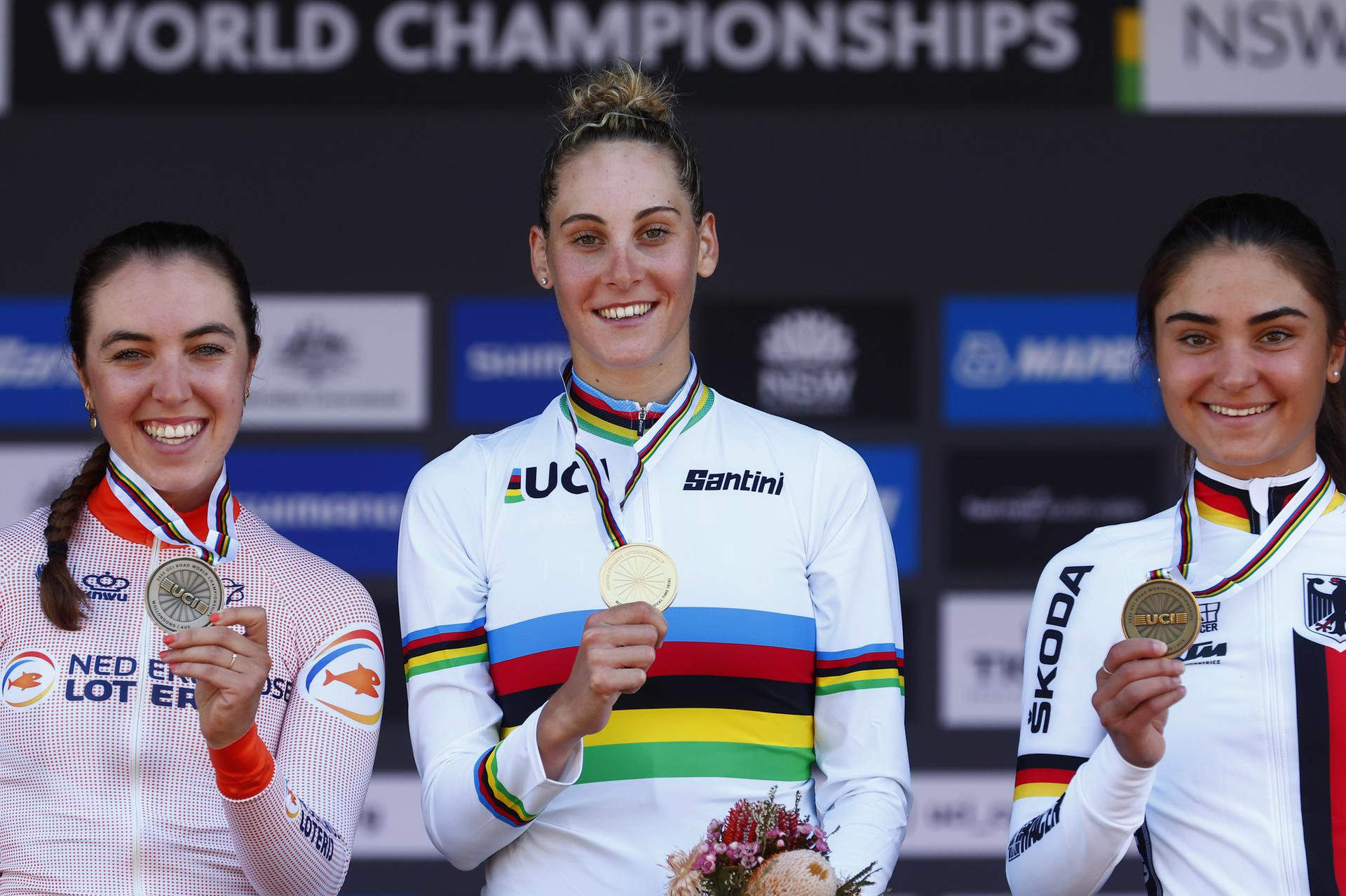Al momento stai visualizzando WOLLONGONG 2022 – Oro per l’Italia nel primo giorno dei Mondiali Crono con Vittoria Guazzini