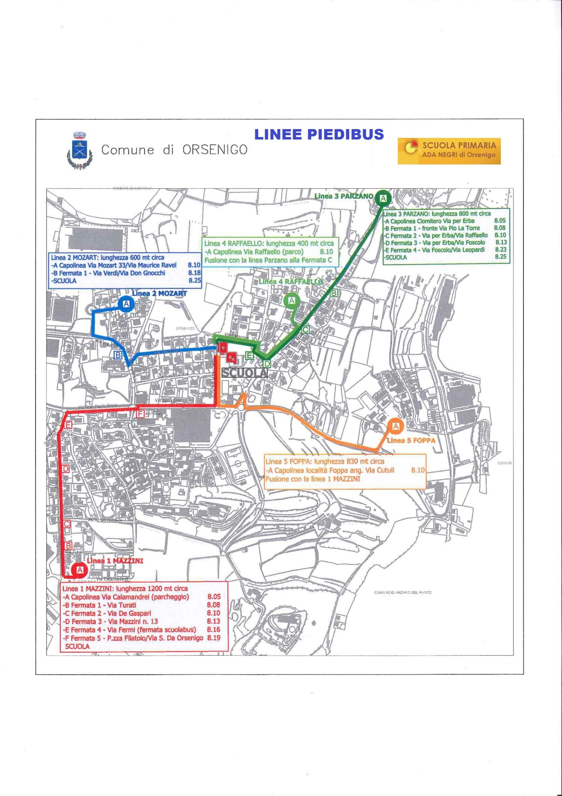 Scopri di più sull'articolo ORSENIGO: ULTIMI GIORNI PER ISCRIVERSI AL PIEDIBUS