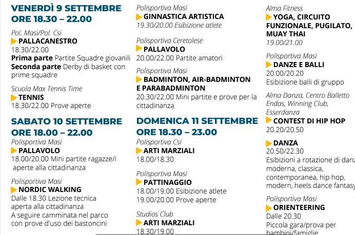 Scopri di più sull'articolo CASALECCHIO DI RENO: SPORT IN CENTRO SI TORNA IN PRESENZA