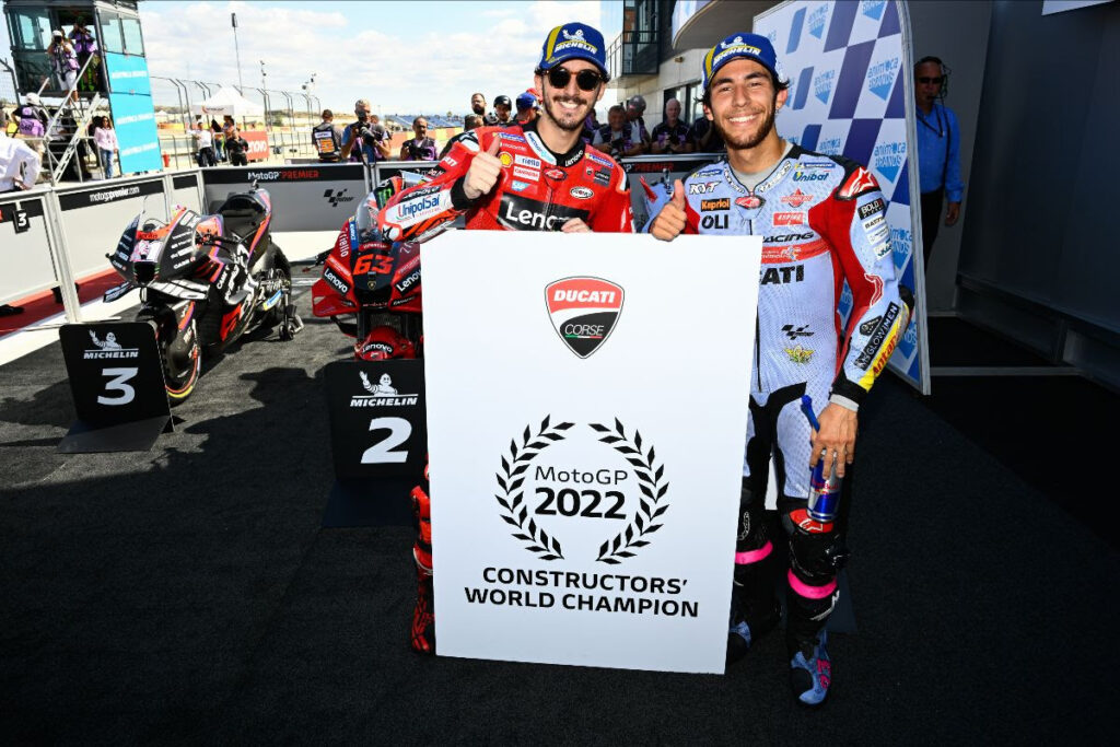 Scopri di più sull'articolo <strong>Ducati al sicuro la corona Costruttori</strong>