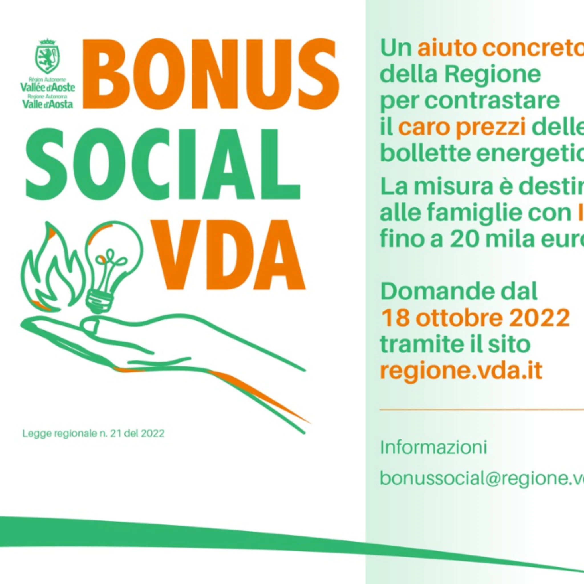 Al momento stai visualizzando BONUS SOCIAL VDA: sono 3.300 le domande presentate on line