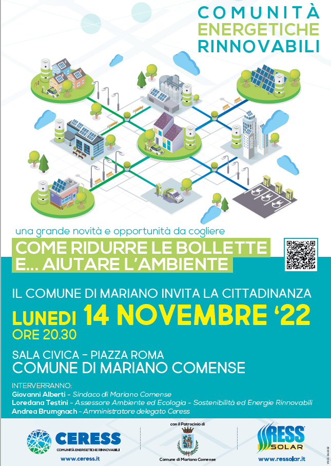 Al momento stai visualizzando Mariano Comense: Comunità Energetiche Rinnovabili