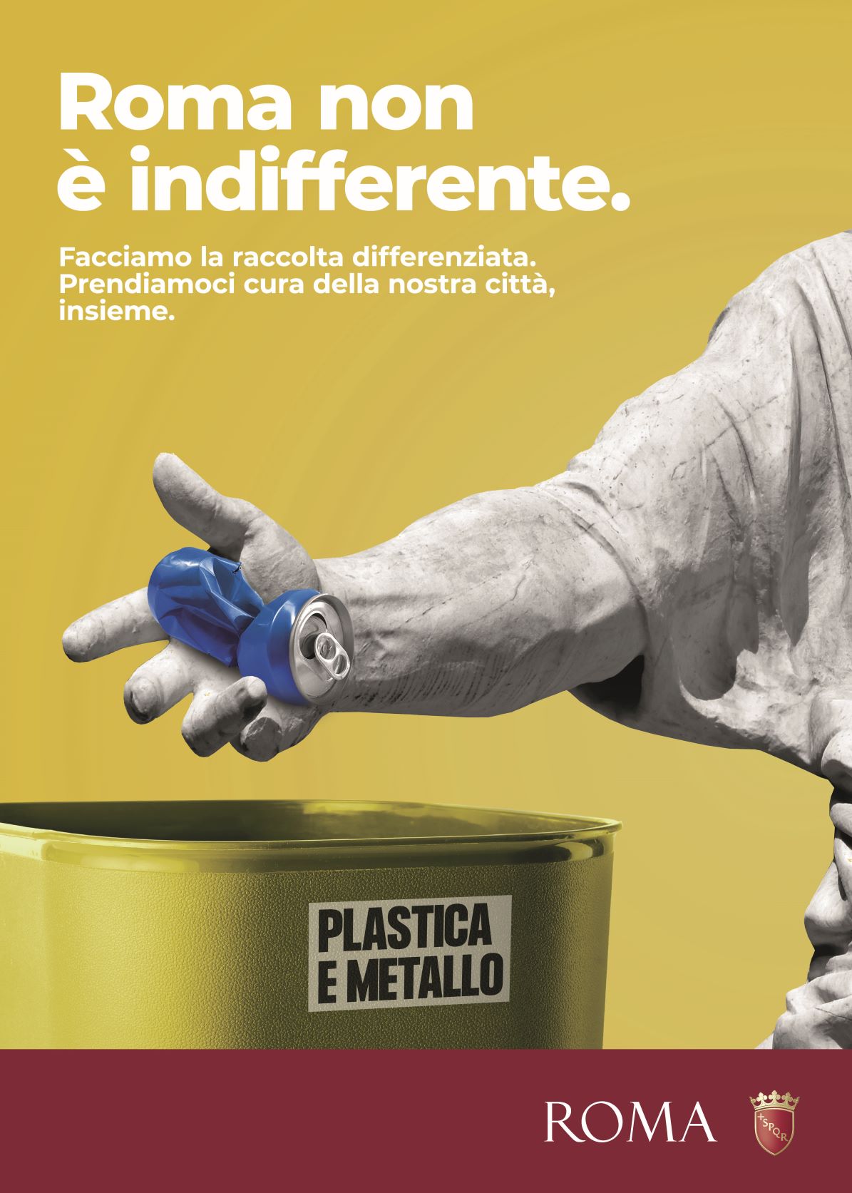 Al momento stai visualizzando CAMPIDOGLIO, “ROMA NON È INDIFFERENTE” AL VIA LA CAMPAGNA DI SENSIBILIZZAZIONE SULLA DIFFERENZIATA