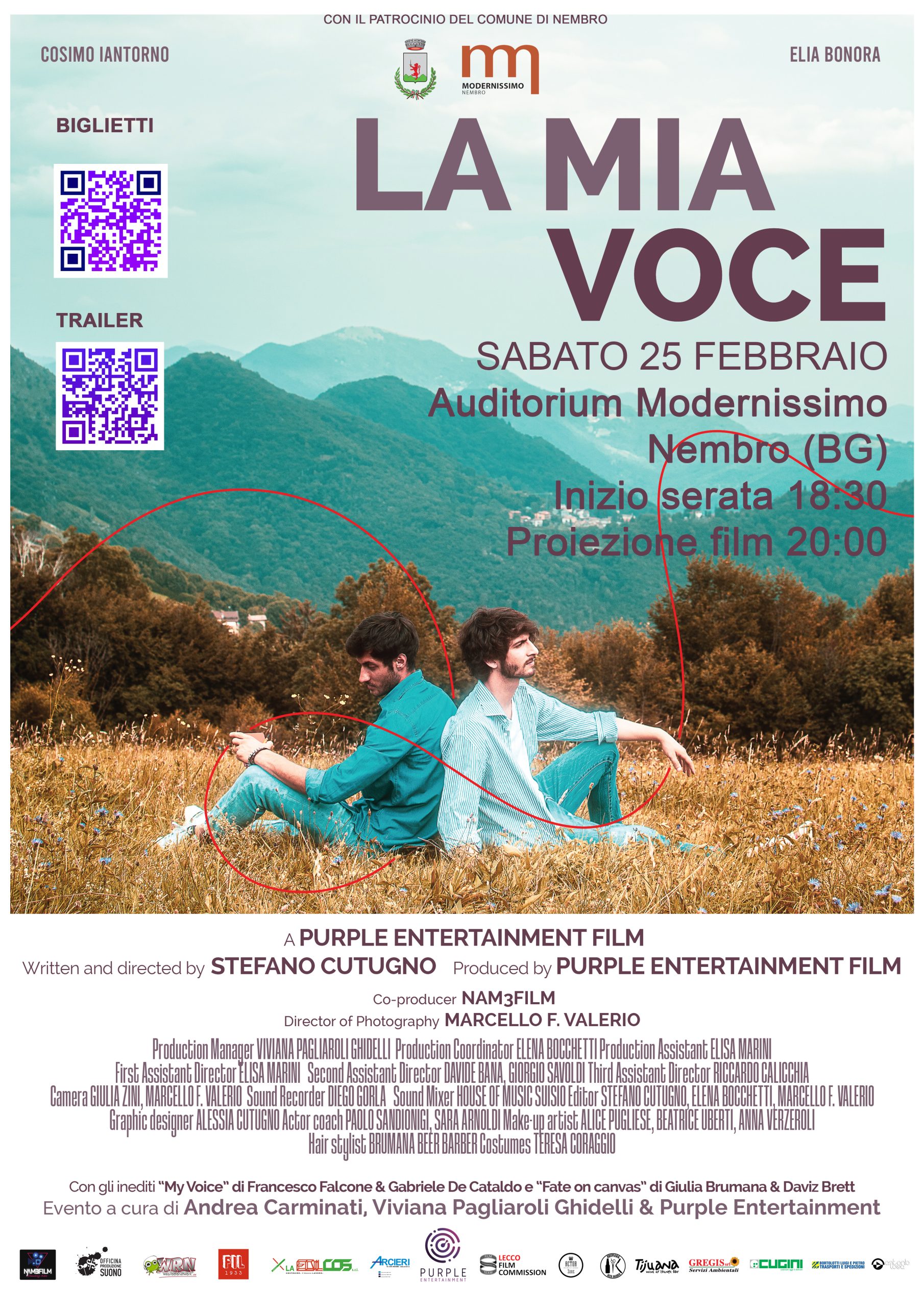 Scopri di più sull'articolo NEMBRO: FILM D’AUTORE CON “LA MIA VOCE”