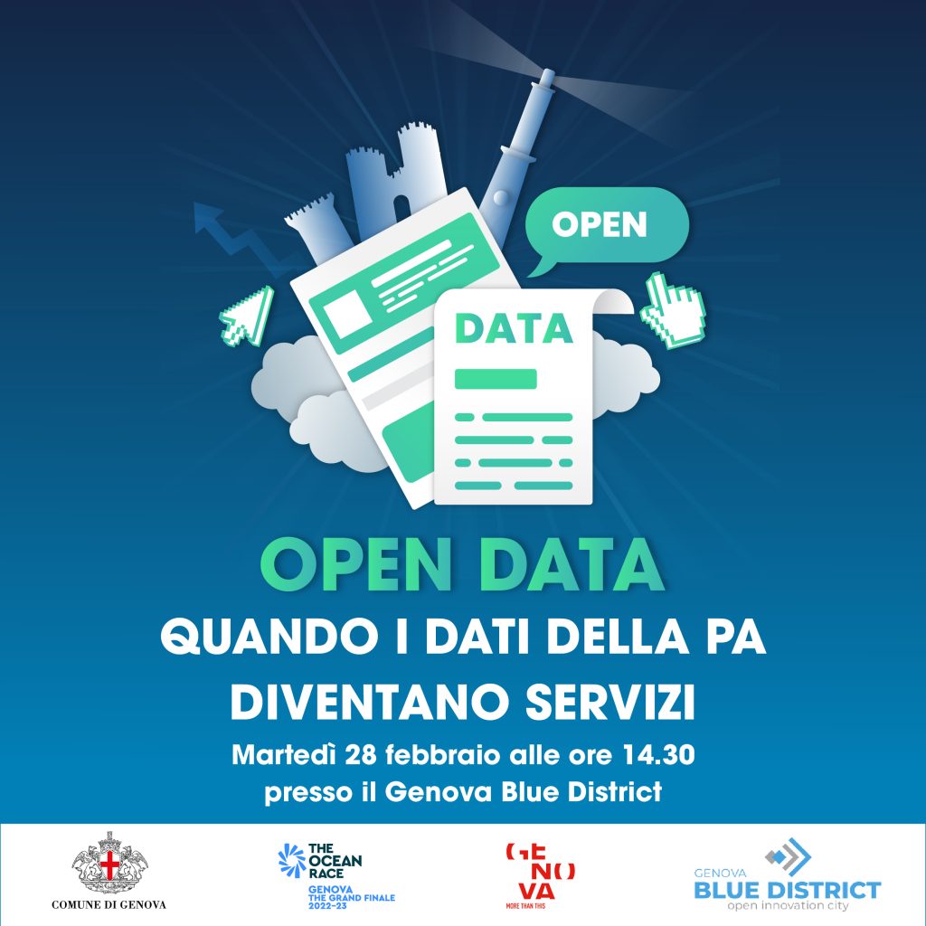 Scopri di più sull'articolo GENOVA: MARTEDÌ IL CONVEGNO SU OPEN DATA – QUANDO I DATI DELLA PA DIVENTANO SERVIZI