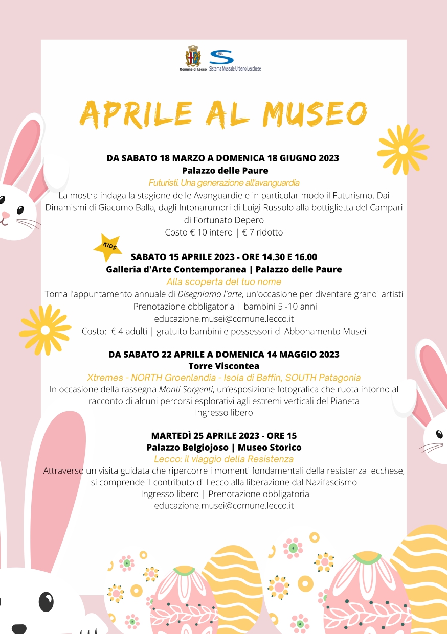 Scopri di più sull'articolo Lecco: Aprile al museo