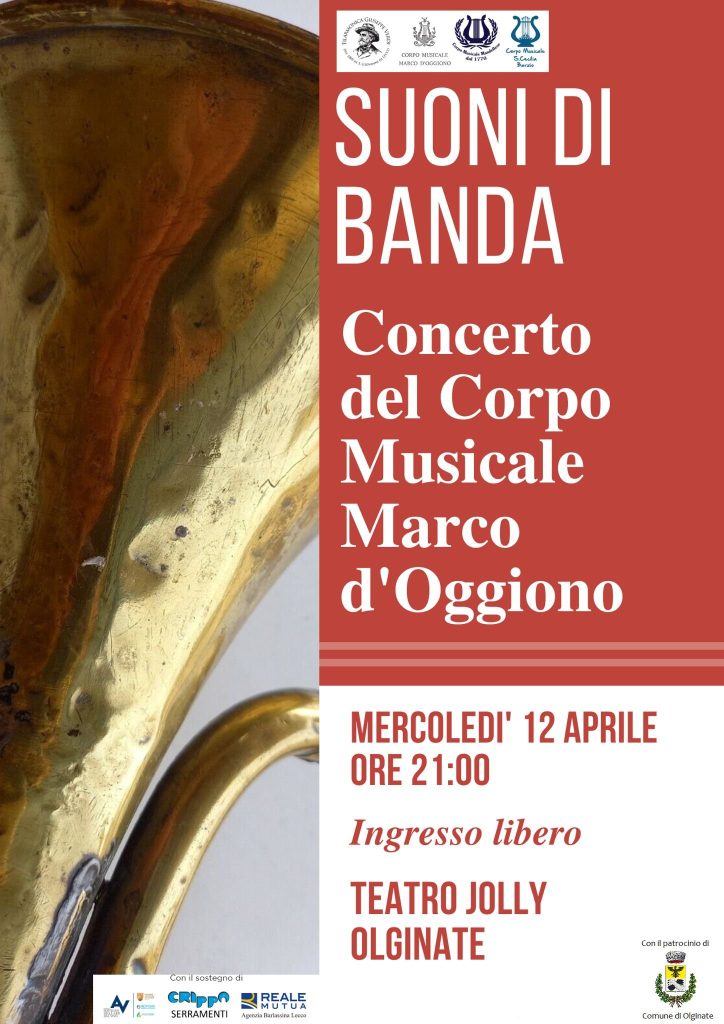 Scopri di più sull'articolo OLGINATE: CONCERTO DEL CORPO MUSICALE MARCO D’OGGIONO