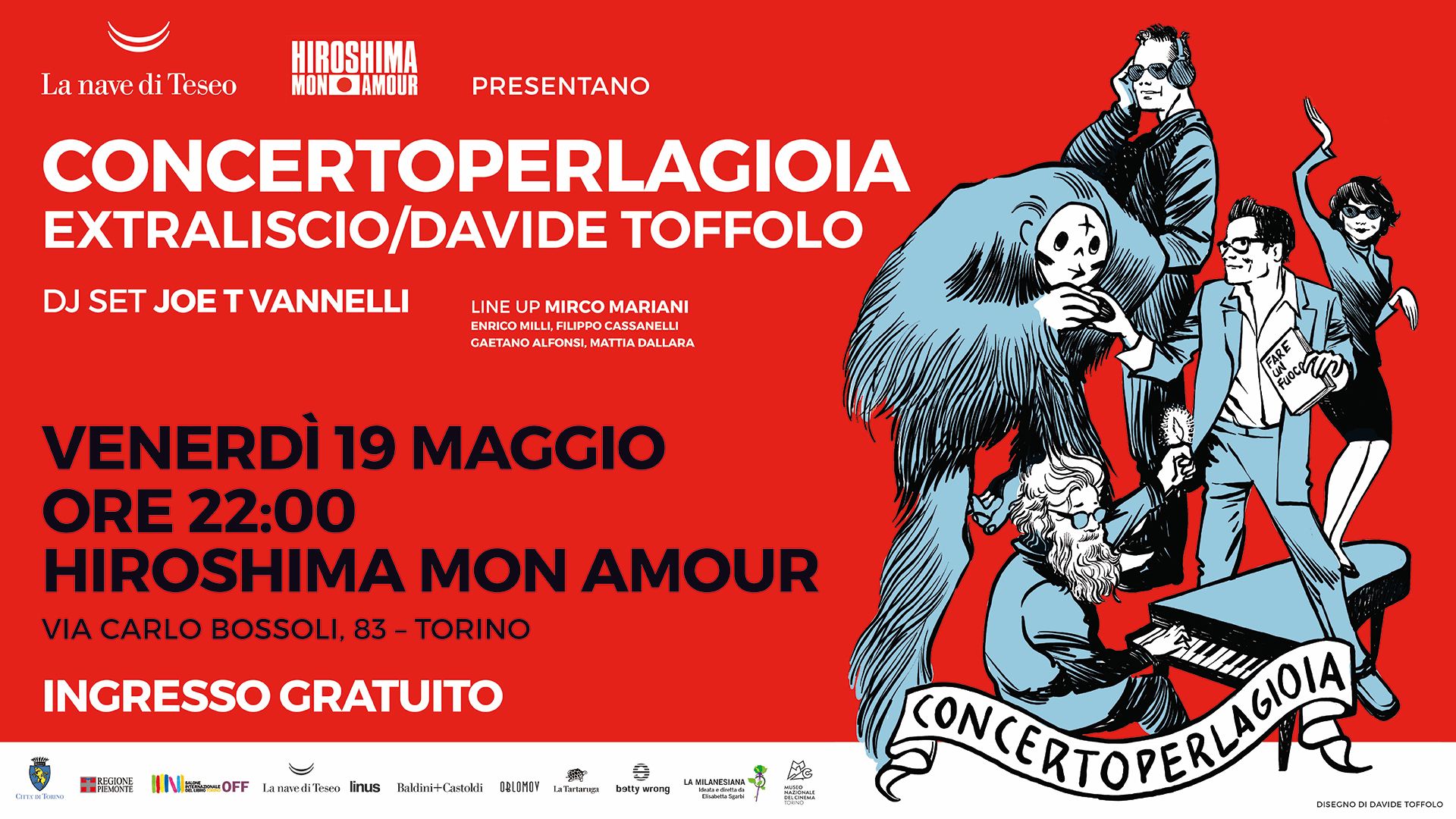 Al momento stai visualizzando TORINO: CONCERTOPERLAGIOIA