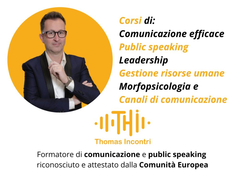 Scopri di più sull'articolo Public speaking: Corsi di Public Speaking con Thomas Incontri
