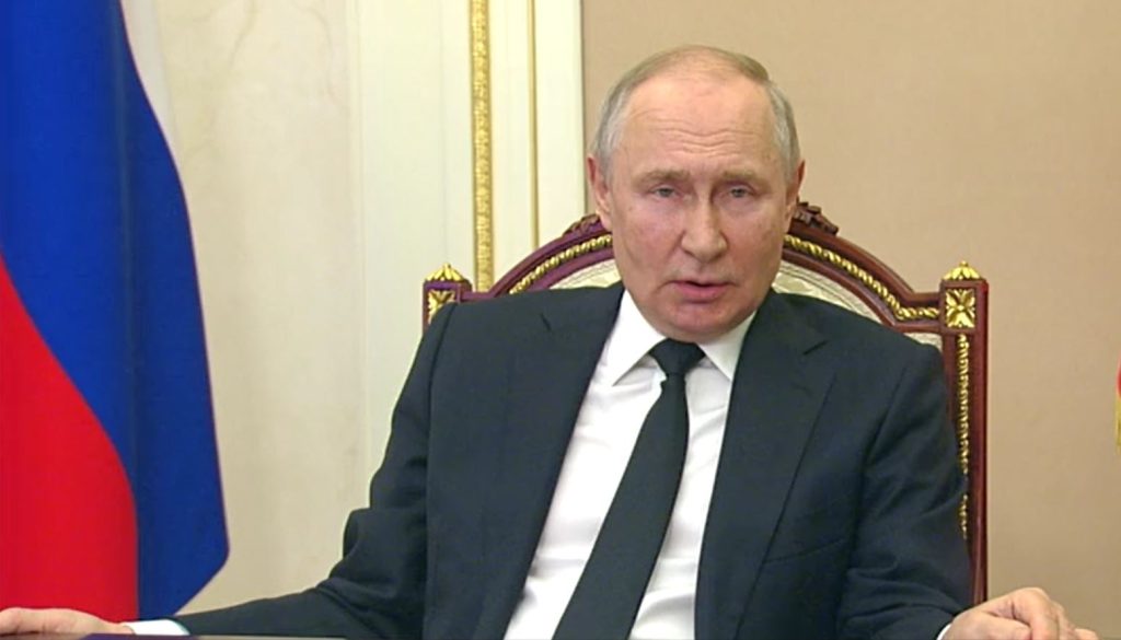Scopri di più sull'articolo Vladimir Putin: Incontro con i membri permanenti del Consiglio di Sicurezza