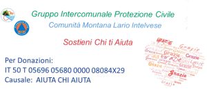 Scopri di più sull'articolo TREMEZZINA: CAMPAGNA PER IL SOSTEGNO DEL SERVIZIO DI PROTEZIONE CIVILE LARIOINTELVESE