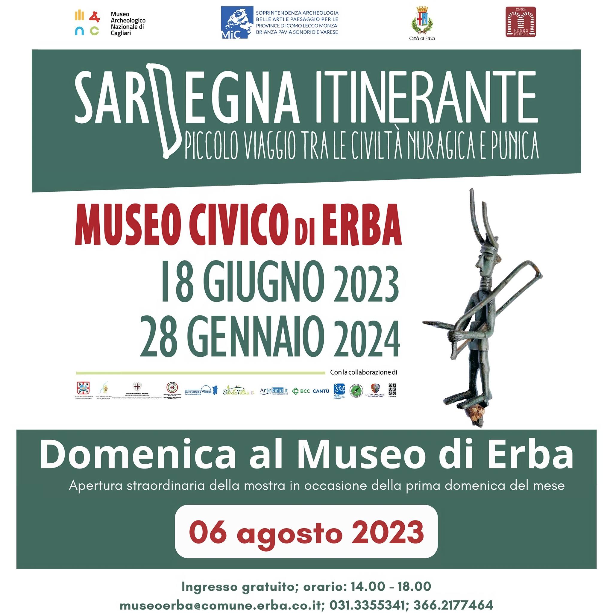 Scopri di più sull'articolo ERBA: “SARDEGNA ITINERANTE” APERTURA STRAORDINARIA