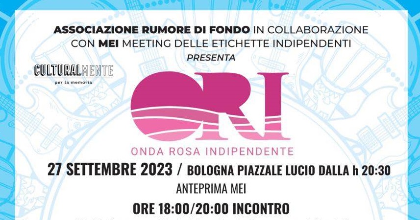 Al momento stai visualizzando BOLOGNA: PREMIO MUSICALE ORI – ONDA ROSA INDIPENDENTE