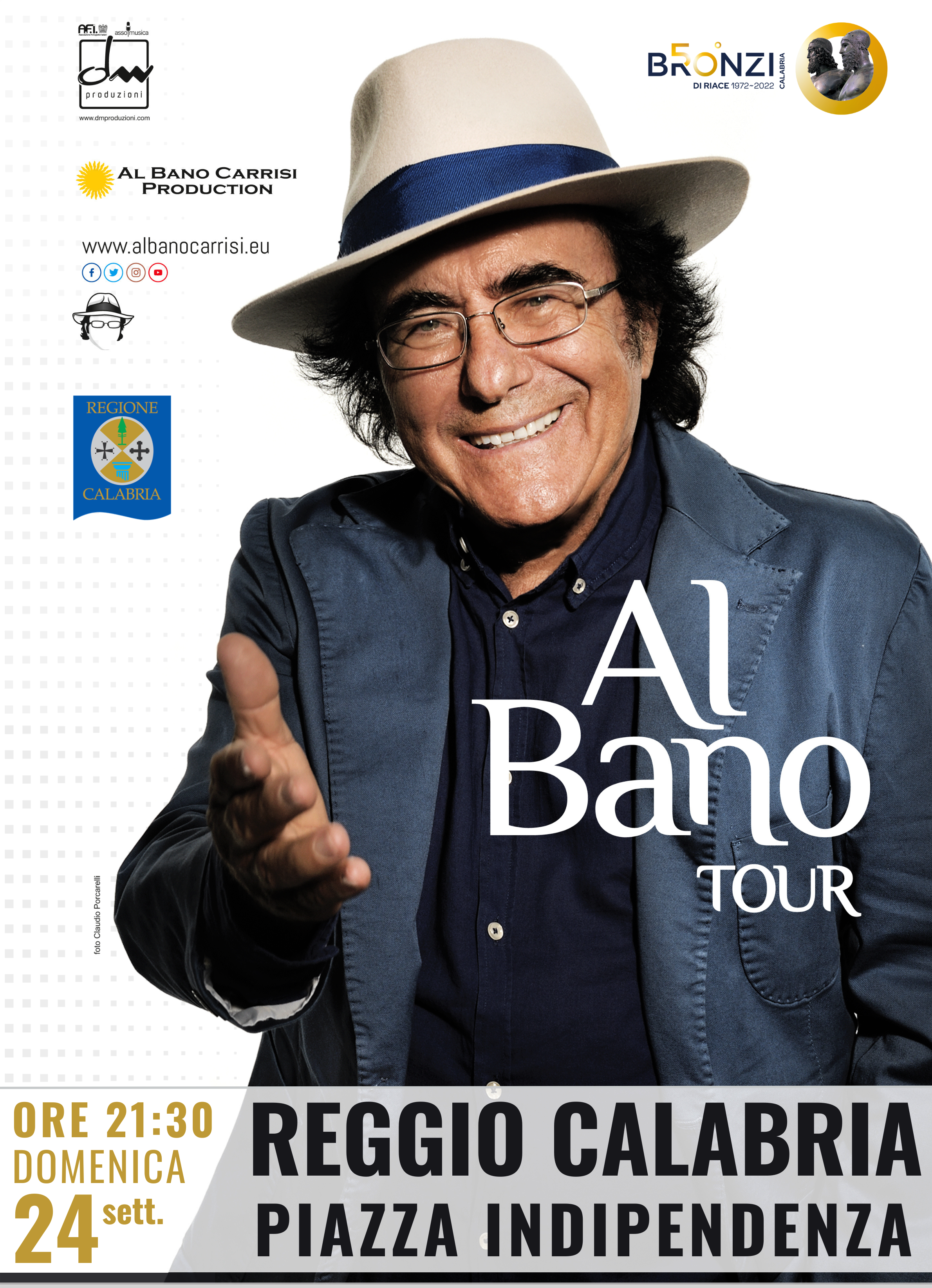 Al momento stai visualizzando AL BANO IN CONCERTO A REGGIO CALABRIA, MIGLIAIA DI VISITATORI ATTESI IN CITTÀ