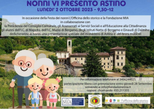 Scopri di più sull'articolo BERGAMO: “NONNI VI PRESENTO ASTINO” E LA FESTA DEI NONNI PRENDE FORMA