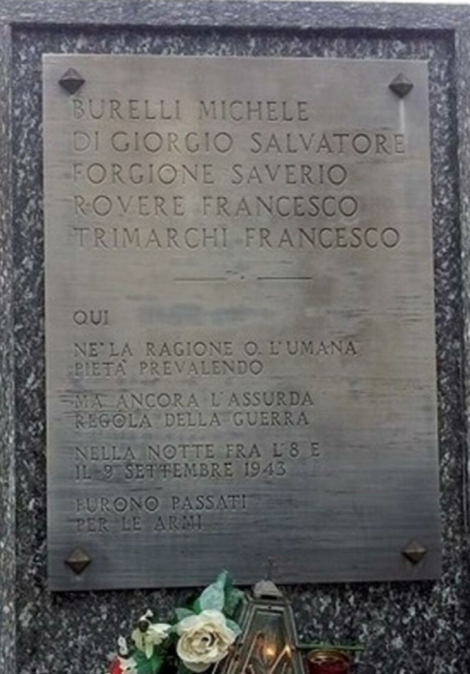 Scopri di più sull'articolo ACQUAPPESA: Fucilati alla schiena in Calabria come disertori, dopo l’Armistizio annunciato l’8 Settembre 1943
