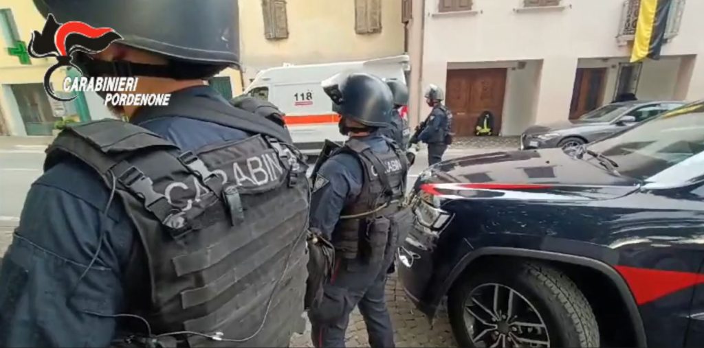 Scopri di più sull'articolo Cordovado, epilogo uomo asserragliato in casa