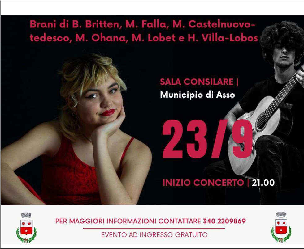 Scopri di più sull'articolo ASSO: CONCERTO DI CLASSICA PER LA RASSEGNA “ASSO IN MUSICA”