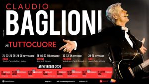 Scopri di più sull'articolo CLAUDIO BAGLIONI: Milano, Torino, Firenze ed Eboli, per il Rock-Opera-Show “aTUTTOCUORE”