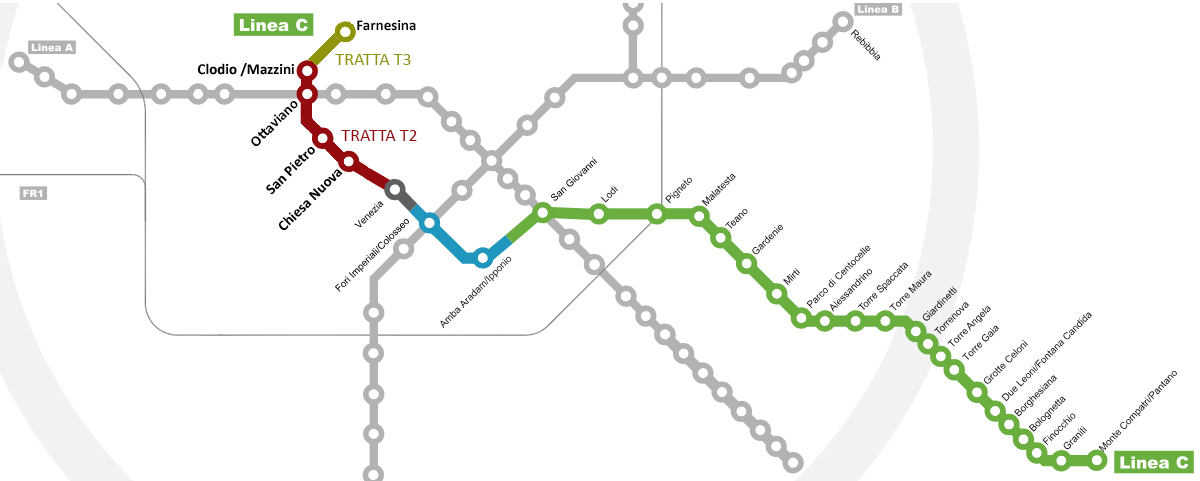 Al momento stai visualizzando METRO C, NUOVA VIABILITA’ A PIAZZA VENEZIA DA SABATO