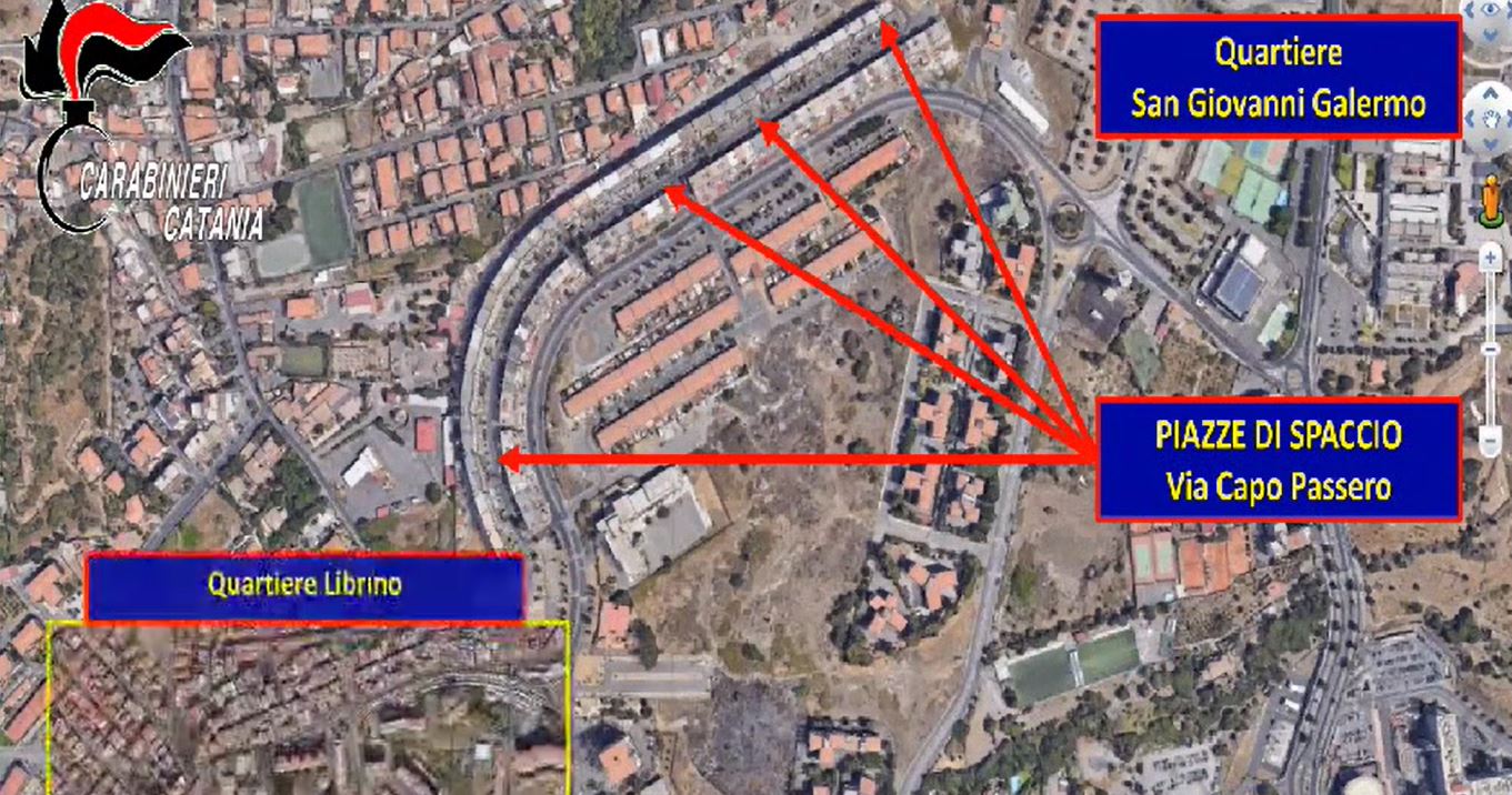 Al momento stai visualizzando Operazione antidroga “Malerba” a Catania, 46 arresti