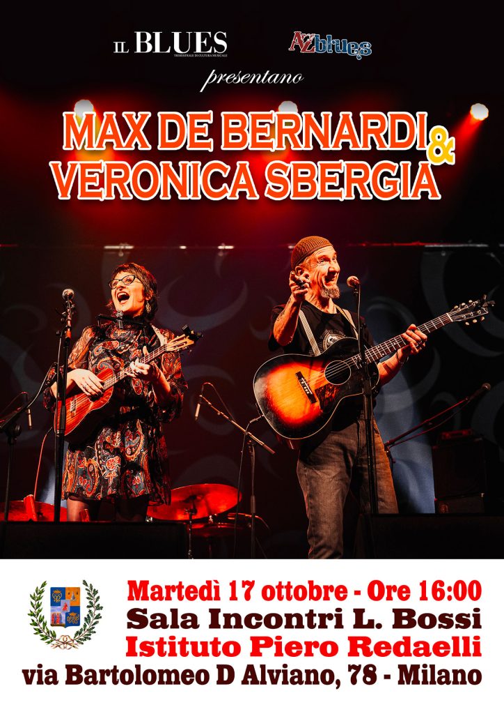 Scopri di più sull'articolo MILANO: IL BLUES IN RSA: CON MAX & VERONICA PER STIMOLARE LA MEMORIA DEGLI ANZIANI
