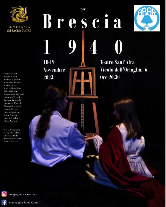 Al momento stai visualizzando SPETTACOLO TEATRALE “BRESCIA 1940”