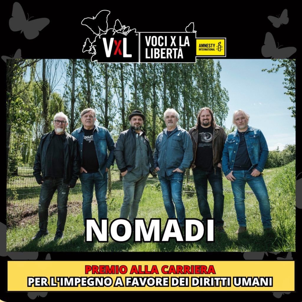 Scopri di più sull'articolo Ai Nomadi un Premio alla carriera di Amnesty International Italia