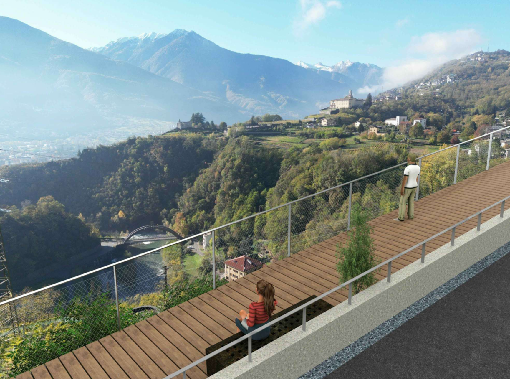 Al momento stai visualizzando Sondrio: Collegamento ciclopedonale con Ponchiera