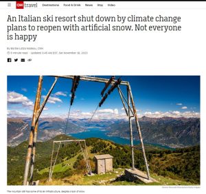 Scopri di più sull'articolo CNN scrive della lotta contro l’assurdo progetto sul monte San Primo