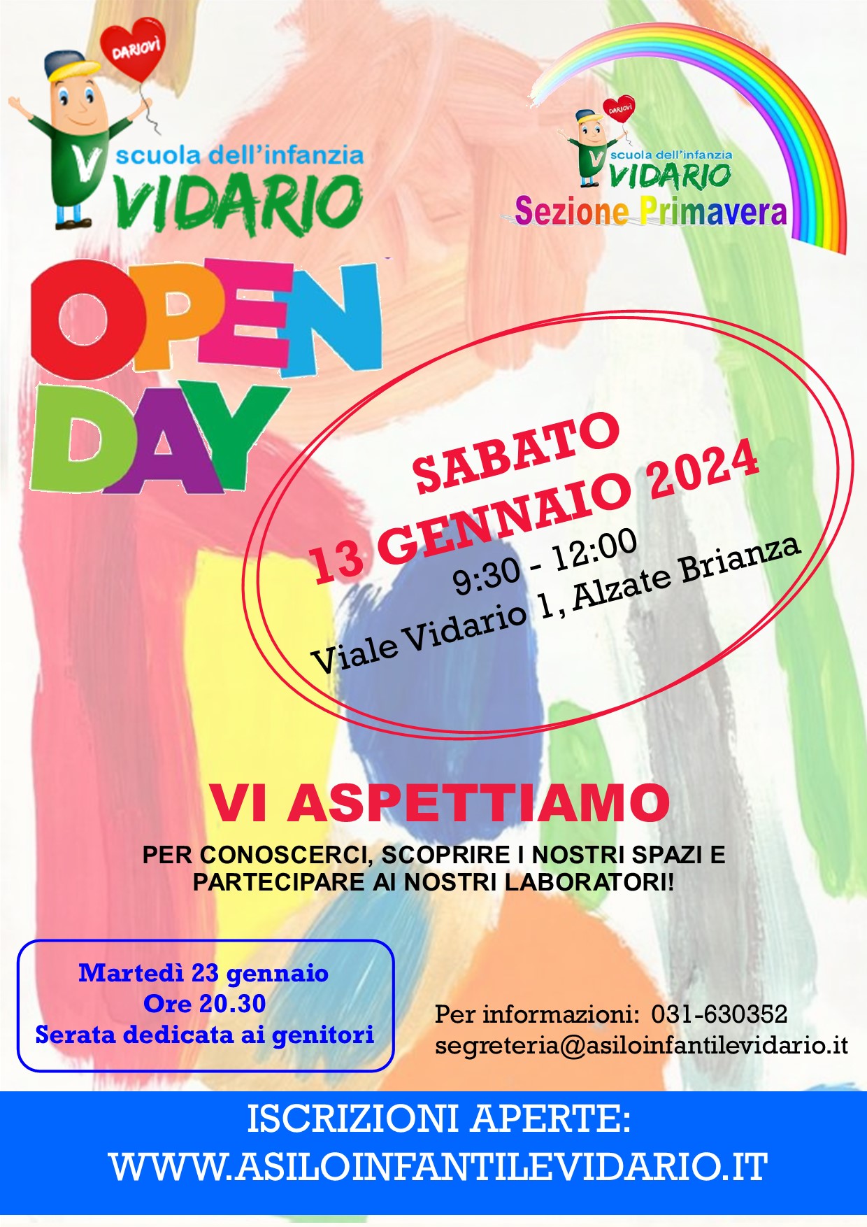 Al momento stai visualizzando ALZATE BRIANZA: OPEN DAY SCUOLA DELL’INFANZIA IL PROSSIMO 13 GENNAIO