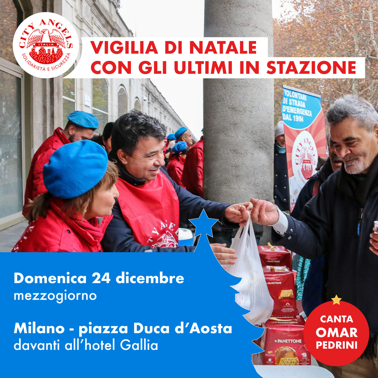 Al momento stai visualizzando CITY ANGELS: il 24 dicembre a Milano (ore 12.00) preghiera interreligiosa con i senzatetto davanti alla Stazione Centrale