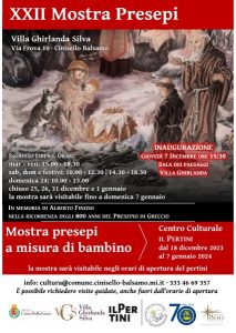 Scopri di più sull'articolo CINISELLO BALSAMO: XXII MOSTRA DEI PRESEPI